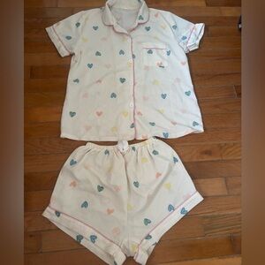 Heart Pattern Pajamas